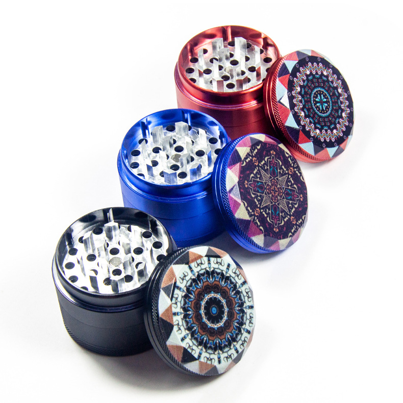 50mm Printed Aluminum Herb Grinder