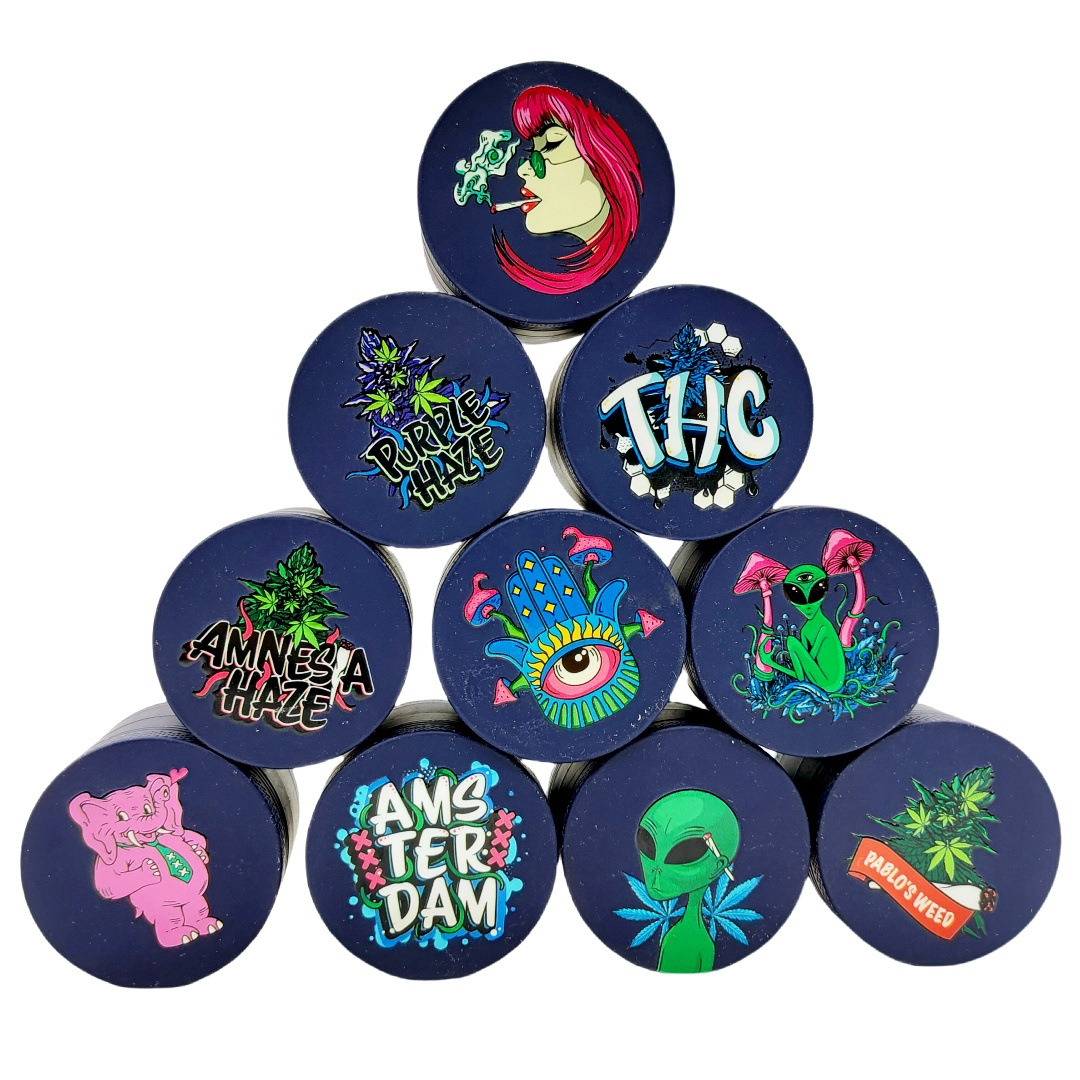 Rubber Coated Printed Grinder