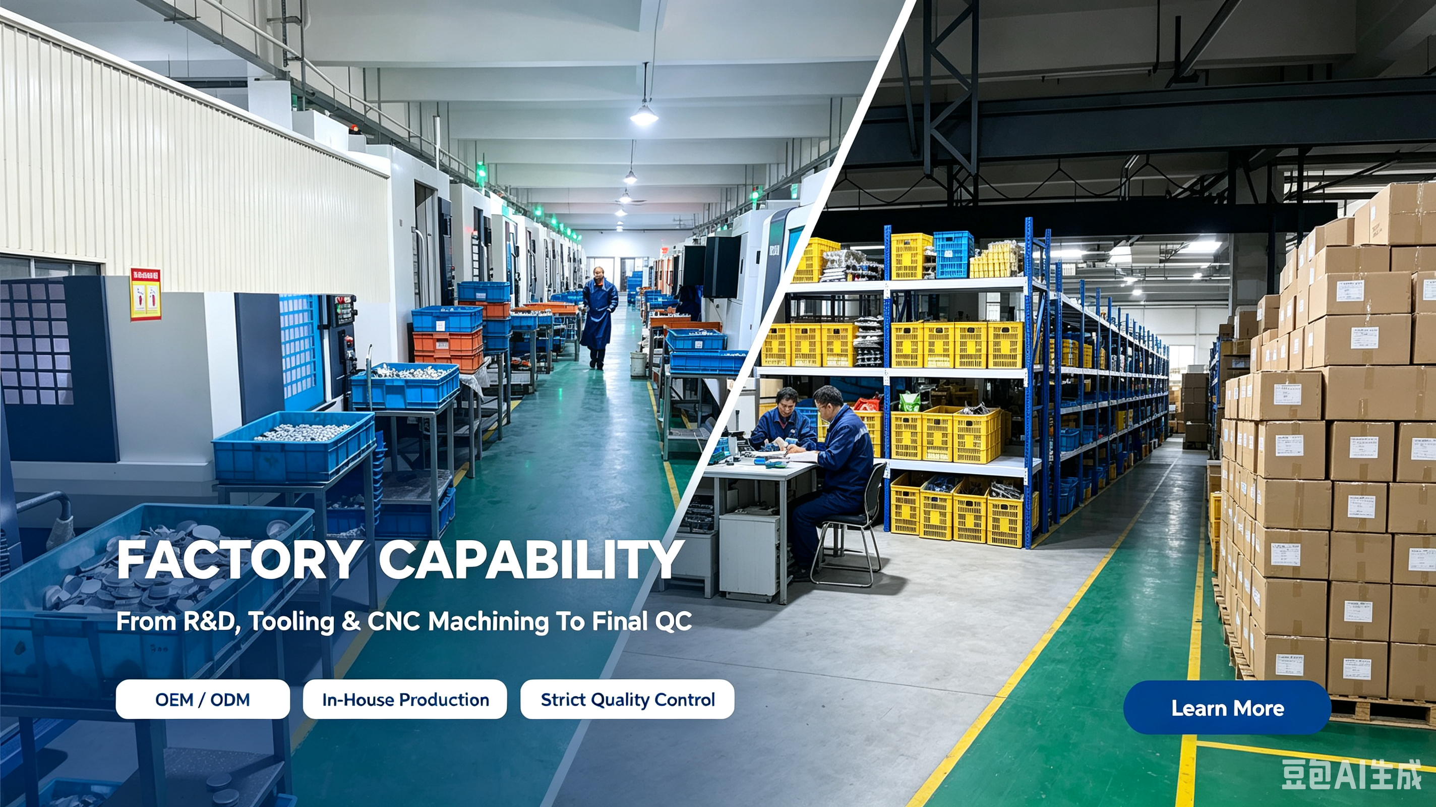 From R&D, Tooling & CNC Machining To Final QC